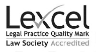 Lexcel accredited by The Law Society
