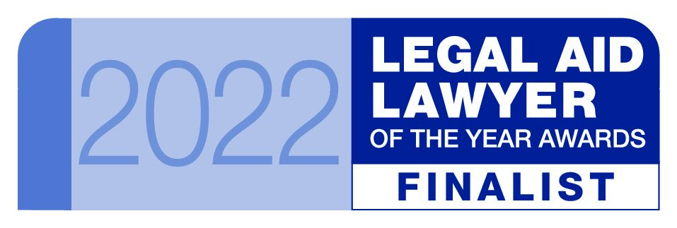 2022 Legal Aid Lawyer of the year awards finalist